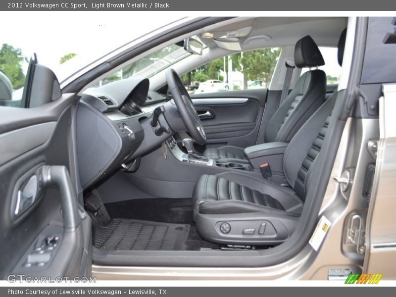 Light Brown Metallic / Black 2012 Volkswagen CC Sport