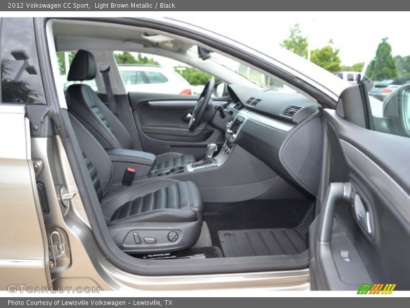 Light Brown Metallic / Black 2012 Volkswagen CC Sport