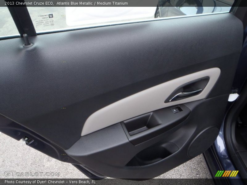 Atlantis Blue Metallic / Medium Titanium 2013 Chevrolet Cruze ECO