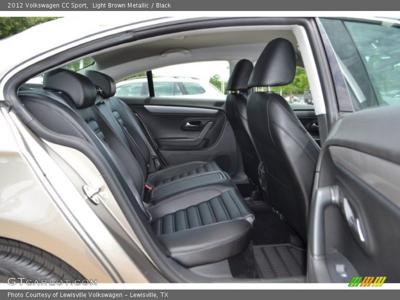 Light Brown Metallic / Black 2012 Volkswagen CC Sport