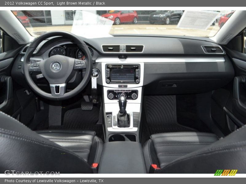 Light Brown Metallic / Black 2012 Volkswagen CC Sport