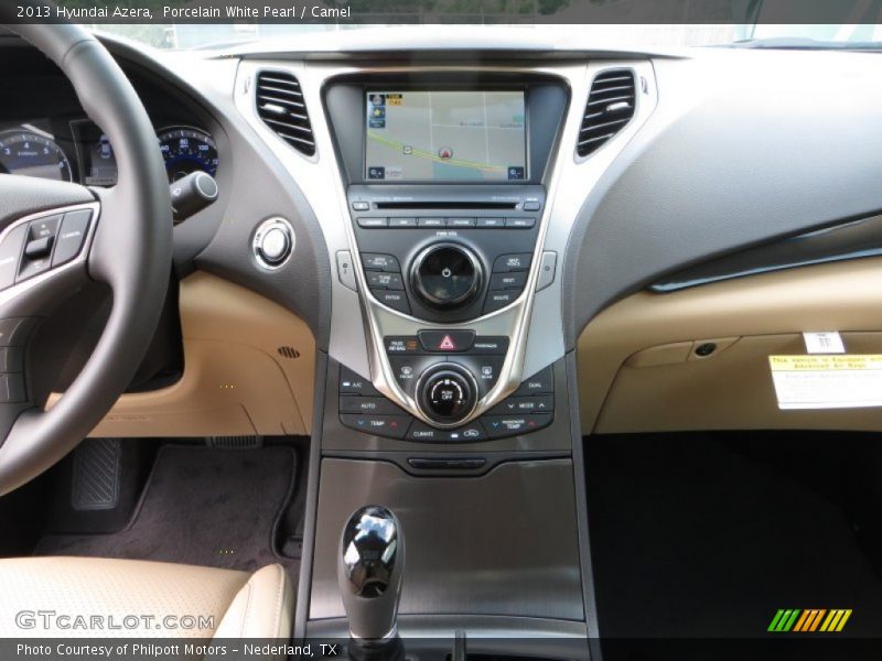 Porcelain White Pearl / Camel 2013 Hyundai Azera