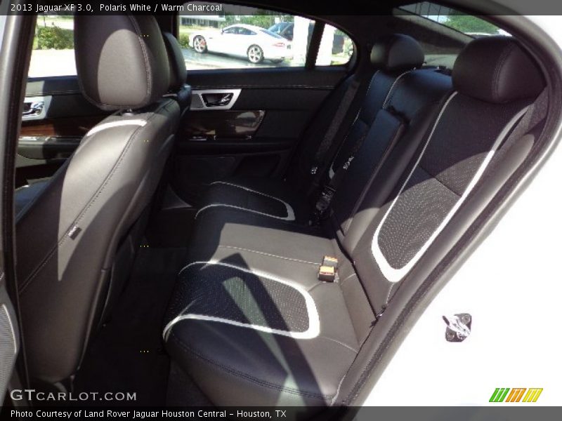 Polaris White / Warm Charcoal 2013 Jaguar XF 3.0