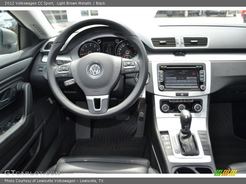 Light Brown Metallic / Black 2012 Volkswagen CC Sport