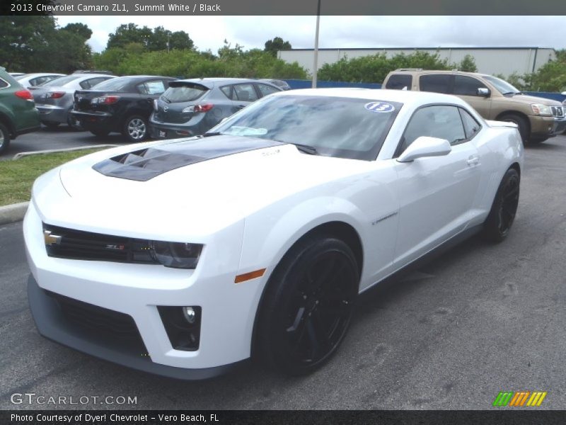 Summit White / Black 2013 Chevrolet Camaro ZL1