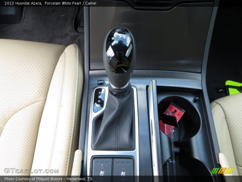 Porcelain White Pearl / Camel 2013 Hyundai Azera