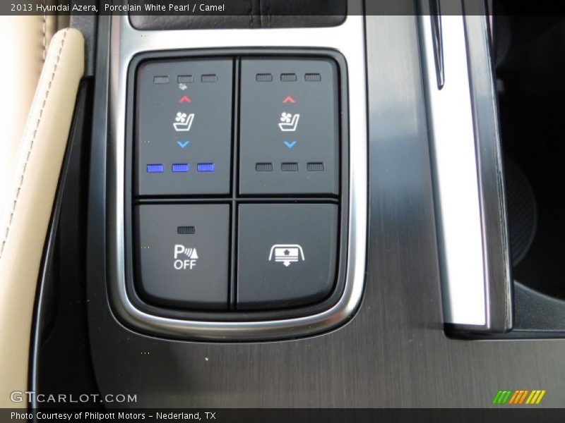 Porcelain White Pearl / Camel 2013 Hyundai Azera