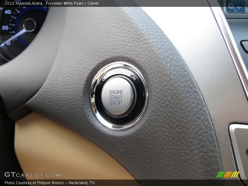 Porcelain White Pearl / Camel 2013 Hyundai Azera