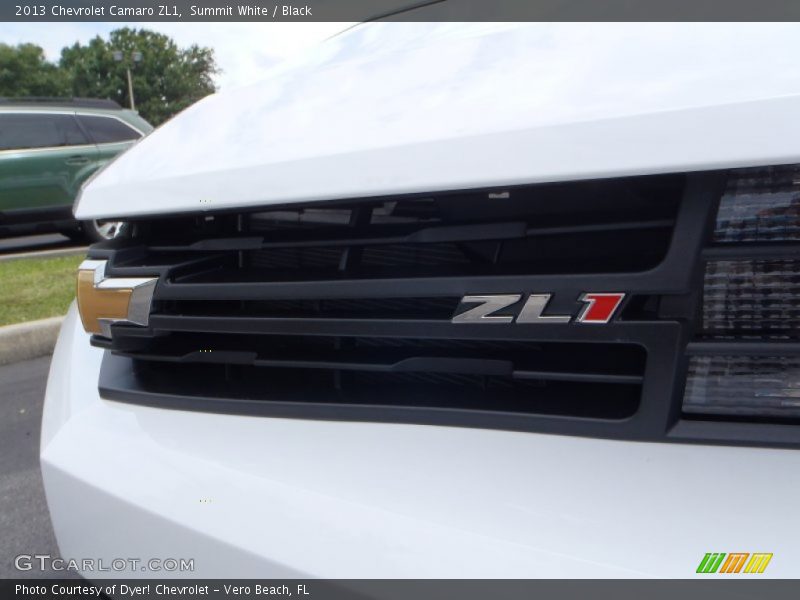 Summit White / Black 2013 Chevrolet Camaro ZL1