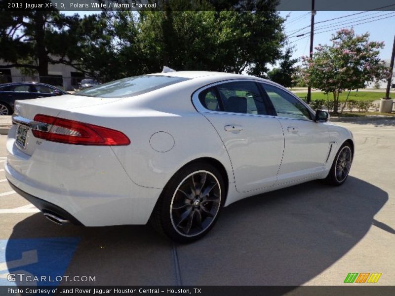 Polaris White / Warm Charcoal 2013 Jaguar XF 3.0