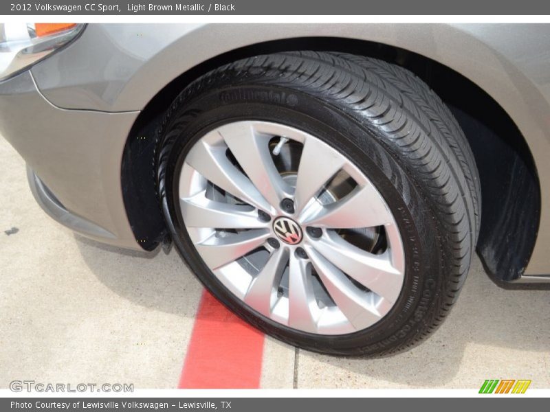 Light Brown Metallic / Black 2012 Volkswagen CC Sport