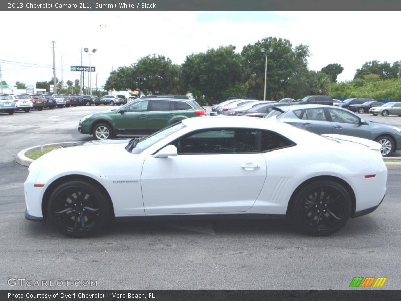 Summit White / Black 2013 Chevrolet Camaro ZL1