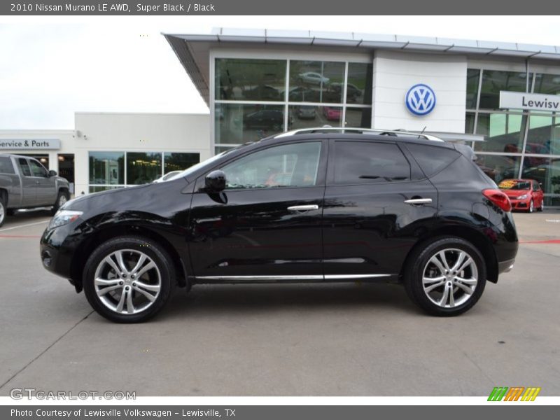 Super Black / Black 2010 Nissan Murano LE AWD