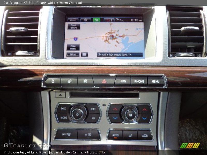 Polaris White / Warm Charcoal 2013 Jaguar XF 3.0