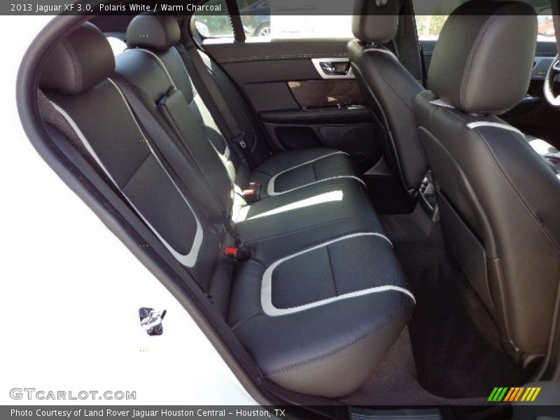 Polaris White / Warm Charcoal 2013 Jaguar XF 3.0