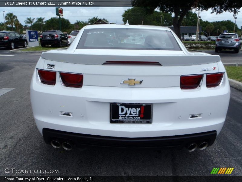 Summit White / Black 2013 Chevrolet Camaro ZL1