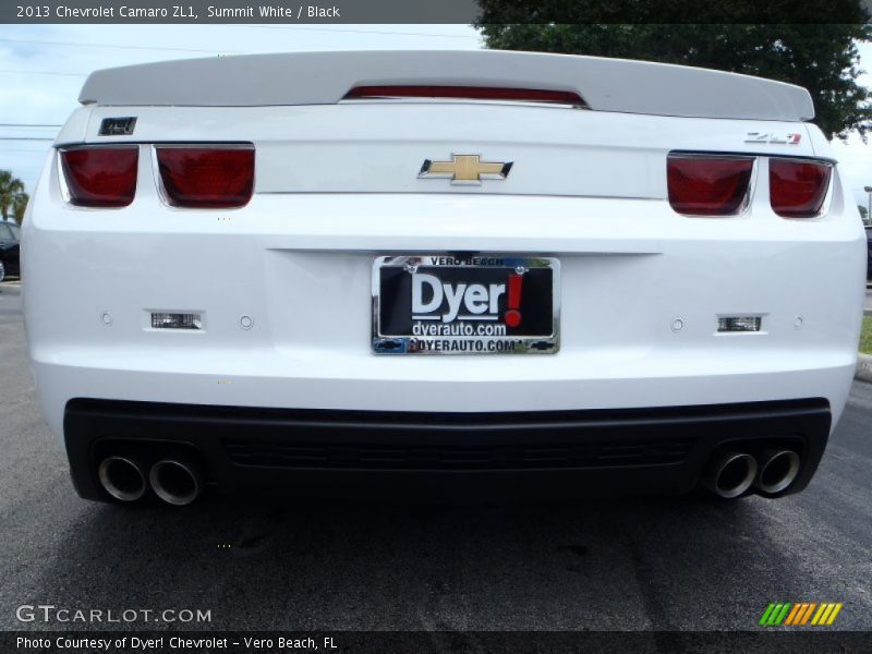 Summit White / Black 2013 Chevrolet Camaro ZL1