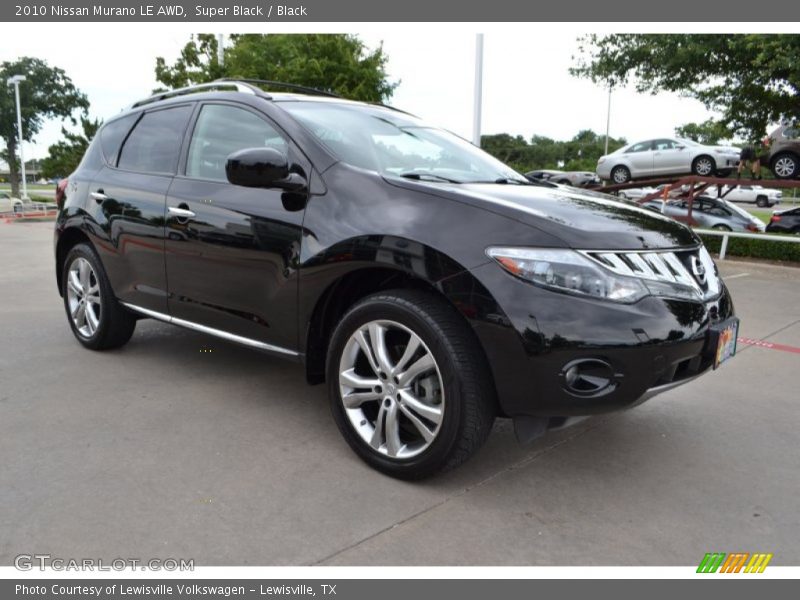 Super Black / Black 2010 Nissan Murano LE AWD