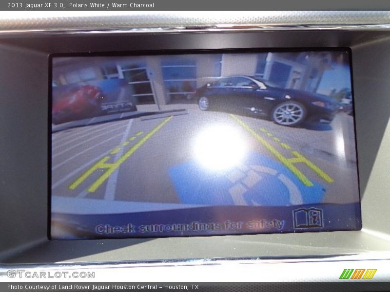 Polaris White / Warm Charcoal 2013 Jaguar XF 3.0
