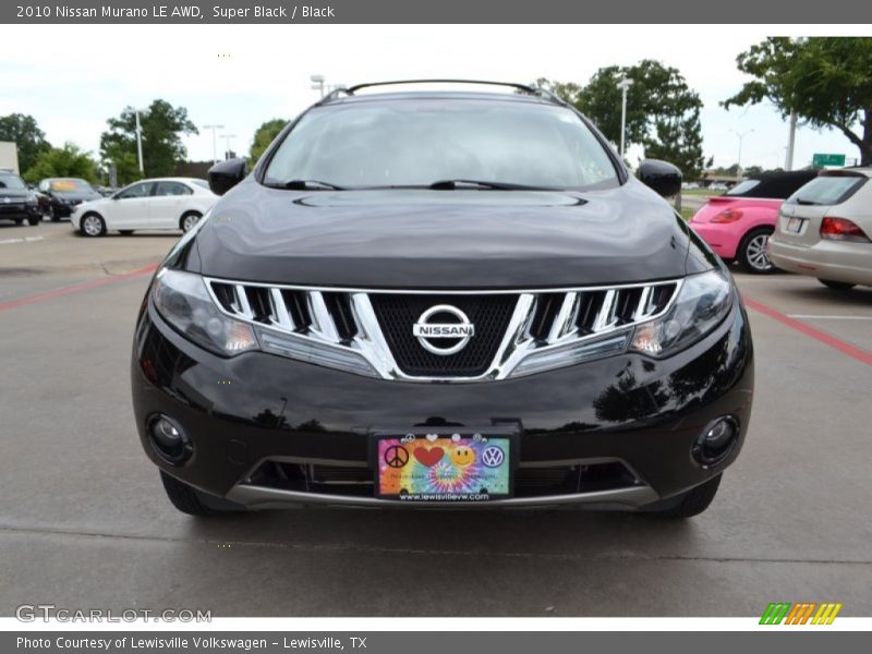 Super Black / Black 2010 Nissan Murano LE AWD