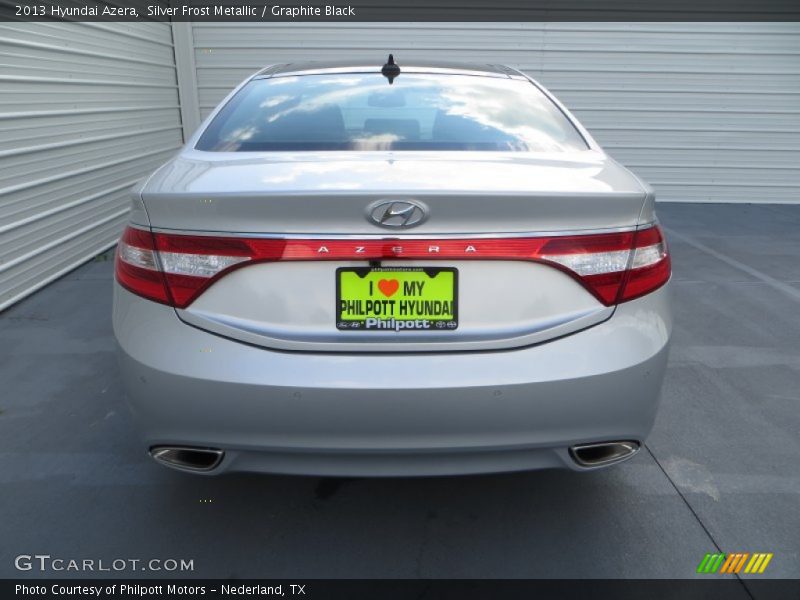 Silver Frost Metallic / Graphite Black 2013 Hyundai Azera