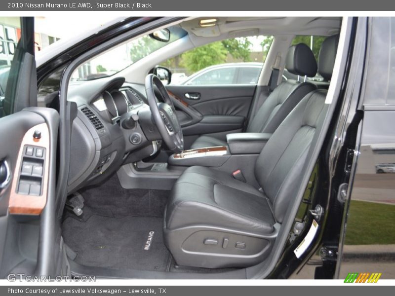 Super Black / Black 2010 Nissan Murano LE AWD