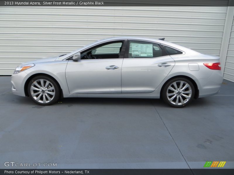 Silver Frost Metallic / Graphite Black 2013 Hyundai Azera