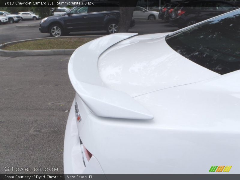 Summit White / Black 2013 Chevrolet Camaro ZL1
