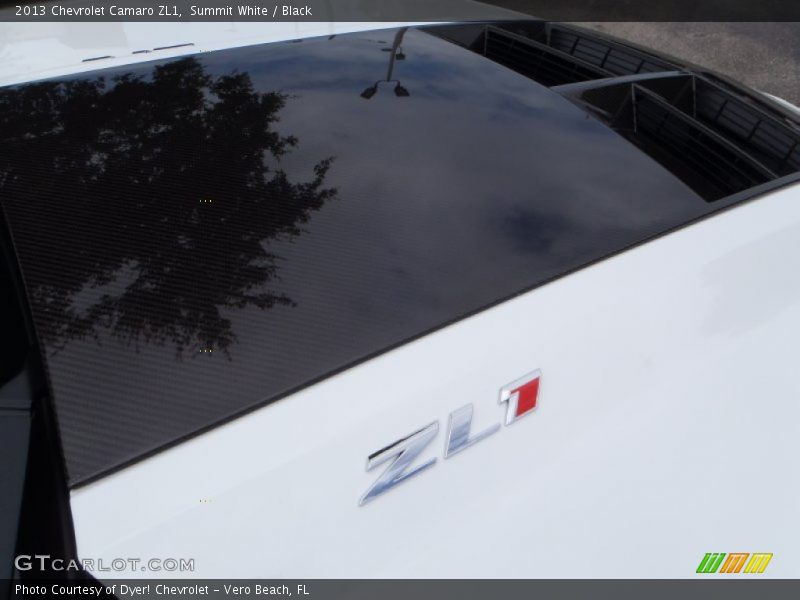 Summit White / Black 2013 Chevrolet Camaro ZL1