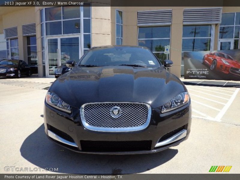 Ebony / Warm Charcoal 2013 Jaguar XF 3.0