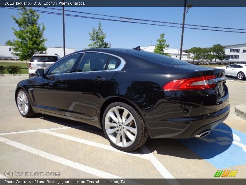 Ebony / Warm Charcoal 2013 Jaguar XF 3.0