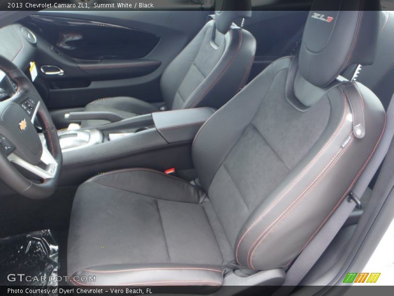 Front Seat of 2013 Camaro ZL1