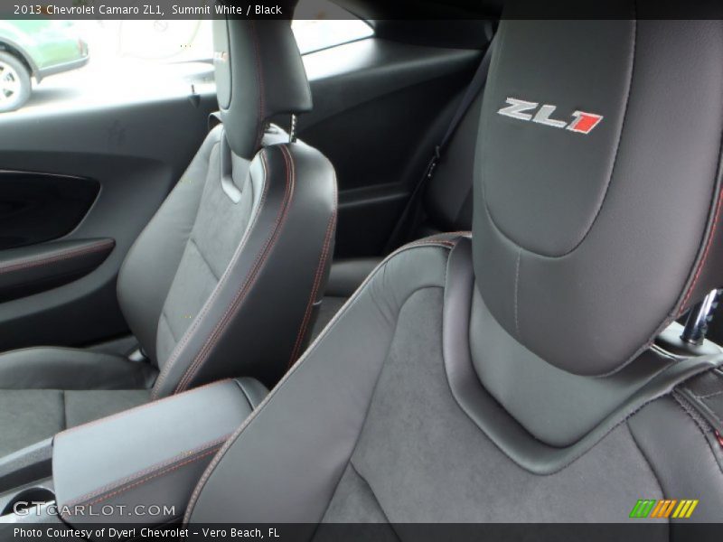 Summit White / Black 2013 Chevrolet Camaro ZL1