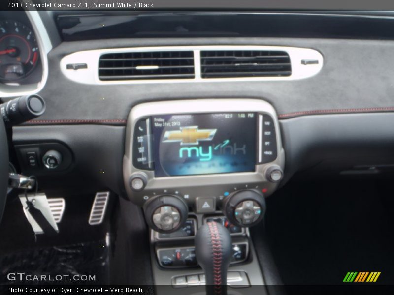 Controls of 2013 Camaro ZL1