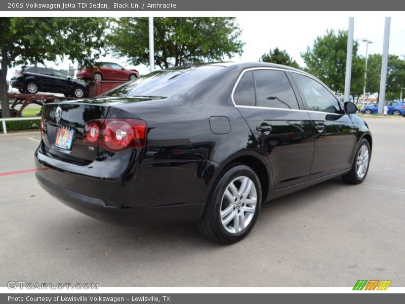 Black Uni / Anthracite 2009 Volkswagen Jetta TDI Sedan