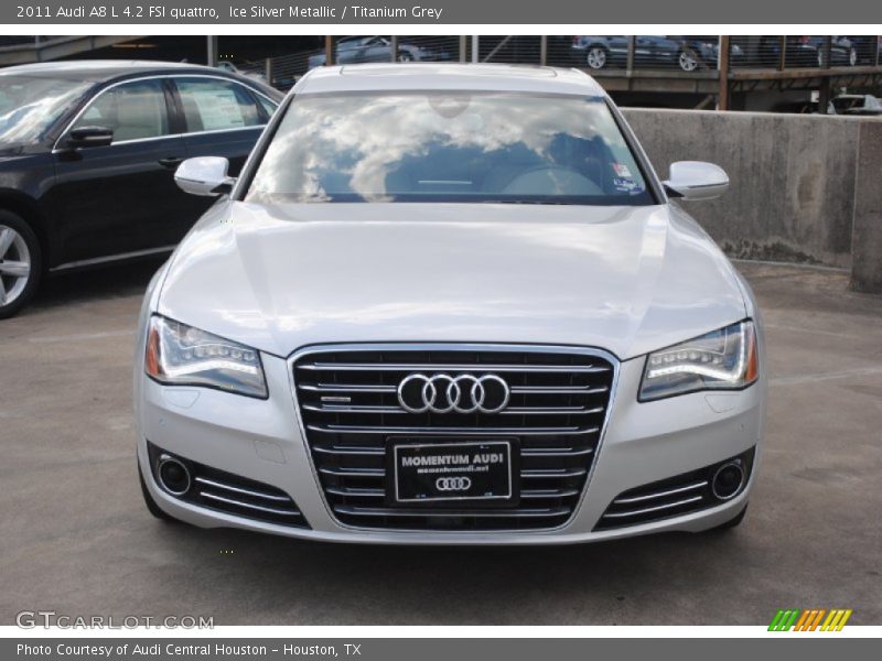 Ice Silver Metallic / Titanium Grey 2011 Audi A8 L 4.2 FSI quattro