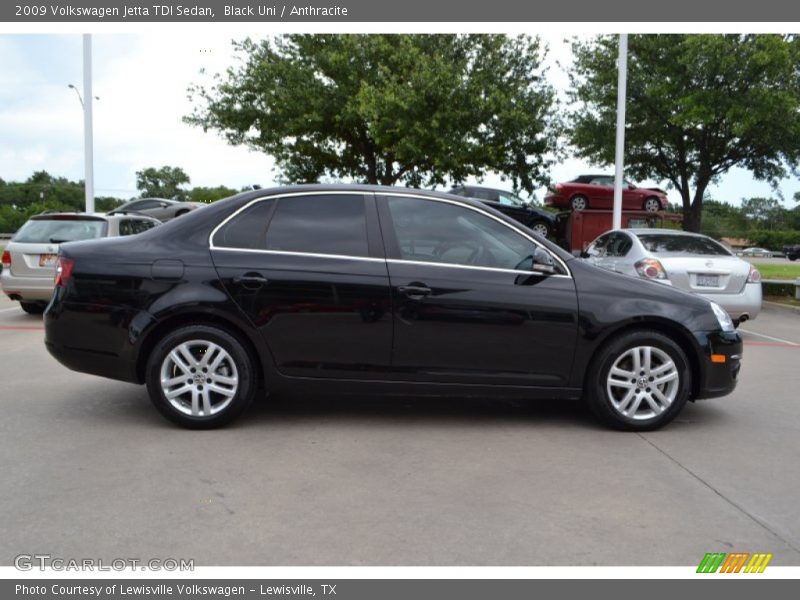 Black Uni / Anthracite 2009 Volkswagen Jetta TDI Sedan