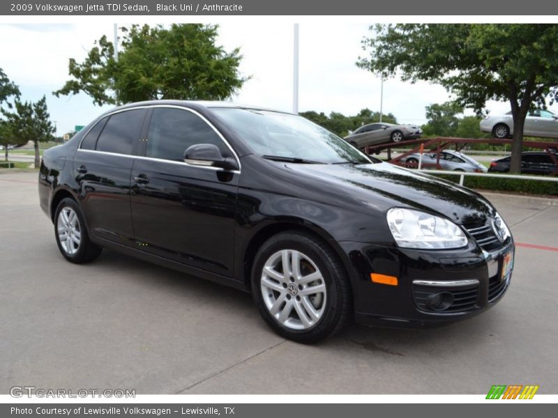 Black Uni / Anthracite 2009 Volkswagen Jetta TDI Sedan