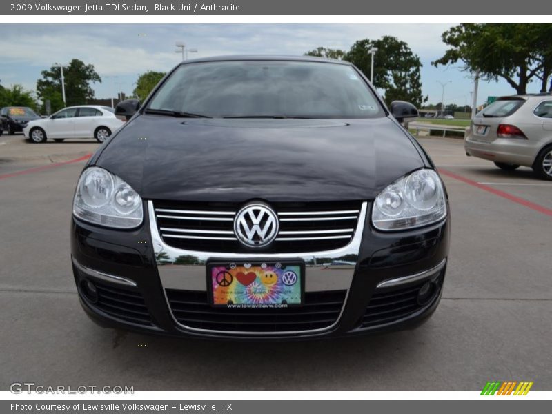 Black Uni / Anthracite 2009 Volkswagen Jetta TDI Sedan