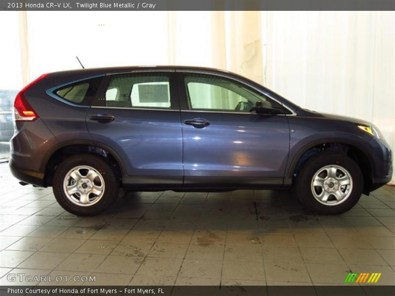 Twilight Blue Metallic / Gray 2013 Honda CR-V LX