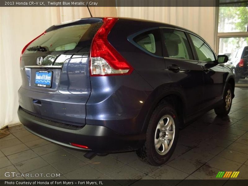 Twilight Blue Metallic / Gray 2013 Honda CR-V LX
