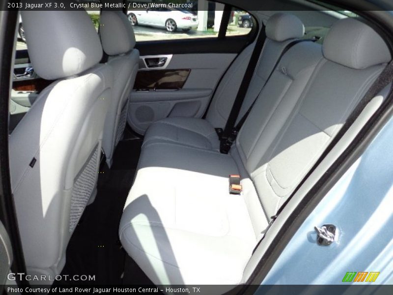 Crystal Blue Metallic / Dove/Warm Charcoal 2013 Jaguar XF 3.0
