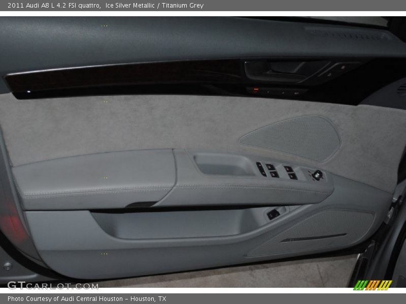 Ice Silver Metallic / Titanium Grey 2011 Audi A8 L 4.2 FSI quattro