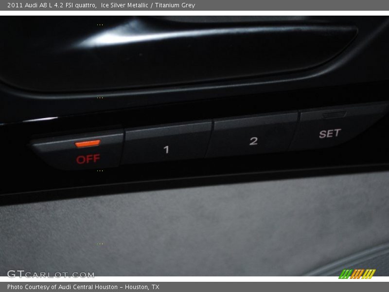 Ice Silver Metallic / Titanium Grey 2011 Audi A8 L 4.2 FSI quattro