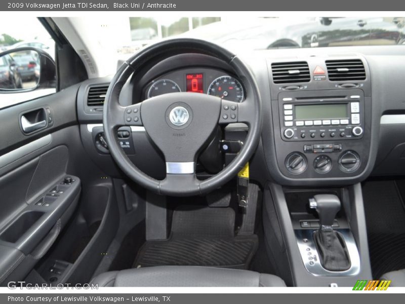 Black Uni / Anthracite 2009 Volkswagen Jetta TDI Sedan