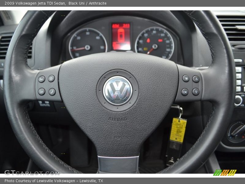 Black Uni / Anthracite 2009 Volkswagen Jetta TDI Sedan