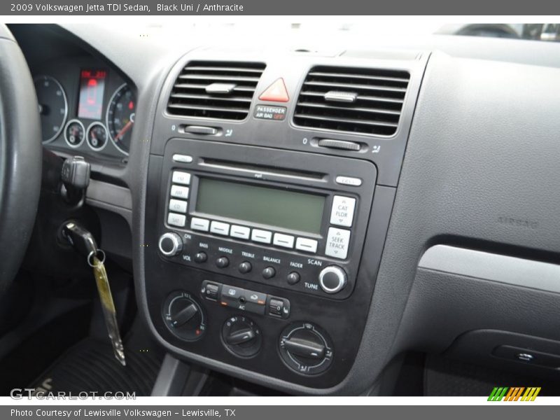 Black Uni / Anthracite 2009 Volkswagen Jetta TDI Sedan