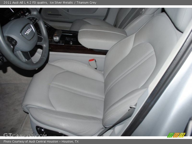Ice Silver Metallic / Titanium Grey 2011 Audi A8 L 4.2 FSI quattro