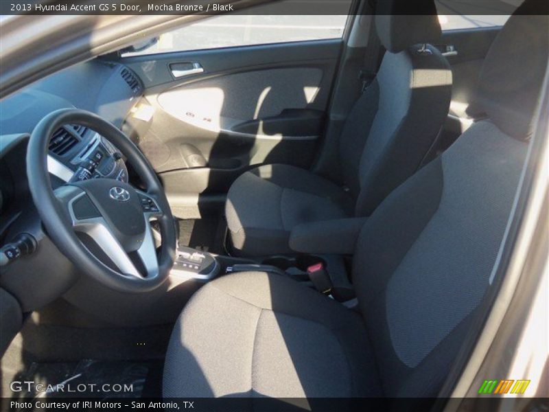 Mocha Bronze / Black 2013 Hyundai Accent GS 5 Door