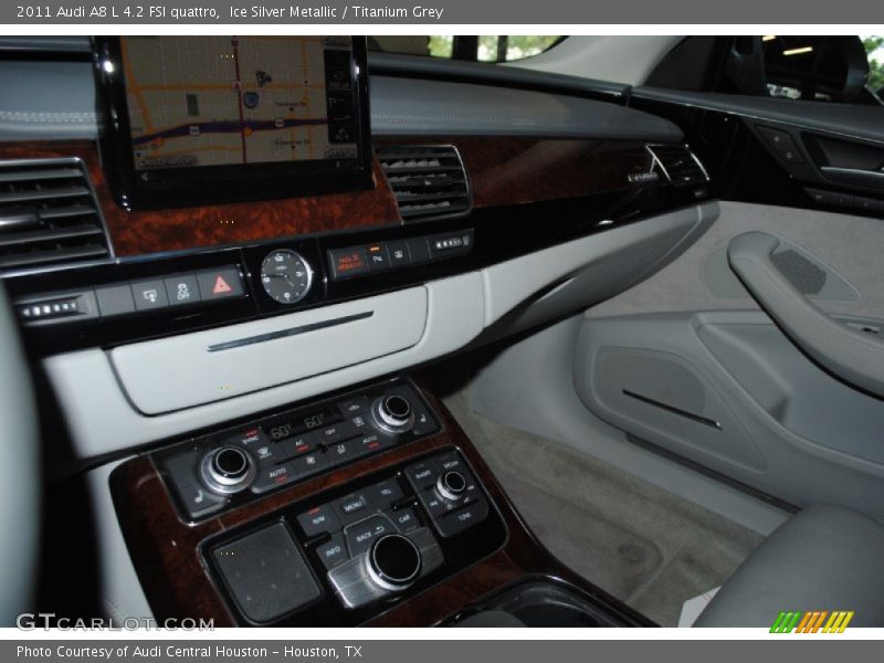 Ice Silver Metallic / Titanium Grey 2011 Audi A8 L 4.2 FSI quattro